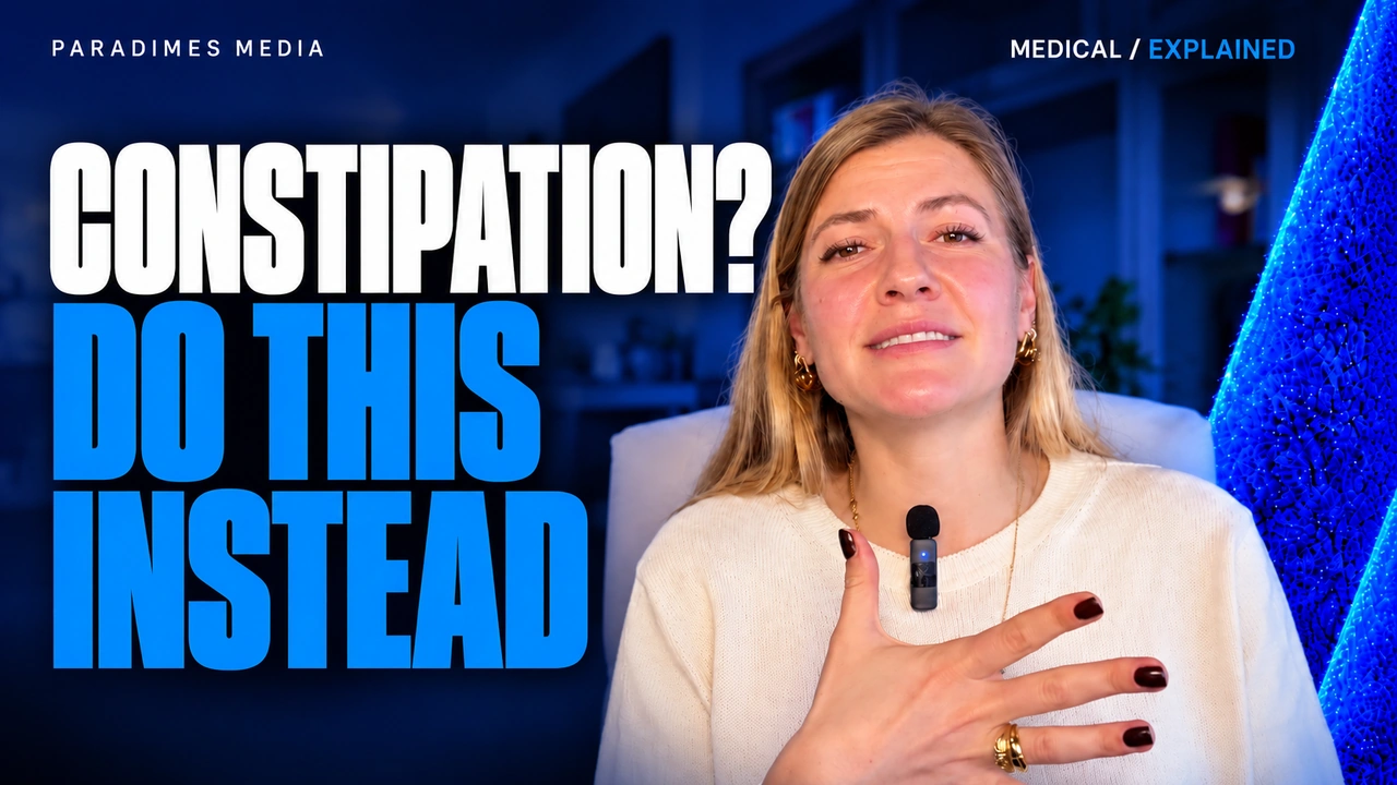 Constipation explained — gut health video example